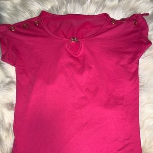 Fuchsia pink shirt